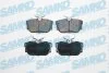 Колодки гальмівні задні VW T4 (98-03) сист.LUCAS (LPR-) SAMKO 5SP1303 (фото 1)