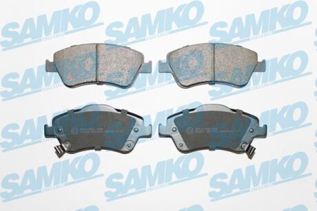 Комплект гальмівних накладок, дискове гальмо SAMKO 5SP1316