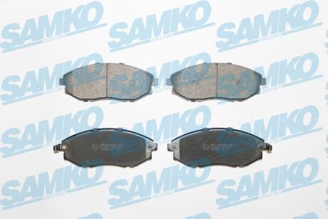 Комплект гальмівних накладок, дискове гальмо SAMKO 5SP1321