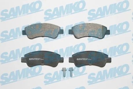 Колодки гальмівні передні Citroen C2, C4, C3, Berlingo, Peugeot 206, 207, 208, 307 96-> (LPR-) SAMKO 5SP1327