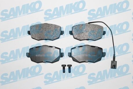 Комплект гальмівних накладок, дискове гальмо SAMKO 5SP1336