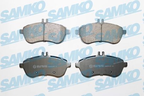 Колодки гальмівні передні MB E-Class W212, C-class W204 (07->) (сист. Lucas) (LPR-) SAMKO 5SP1340