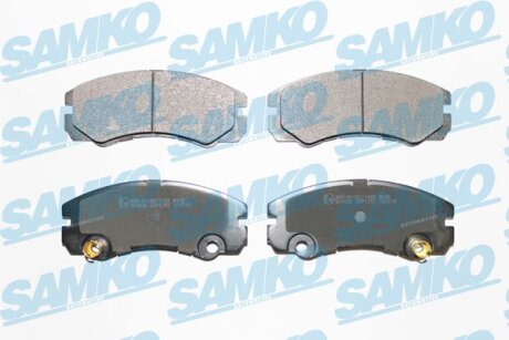 Комплект гальмівних накладок, дискове гальмо SAMKO 5SP1353