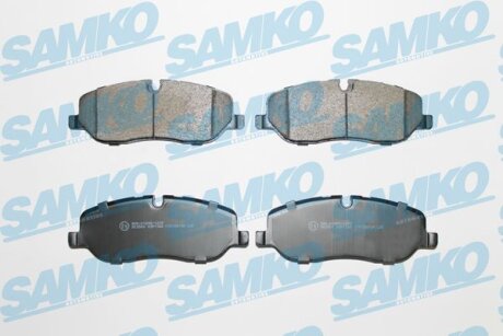 Комплект гальмівних накладок, дискове гальмо SAMKO 5SP1360