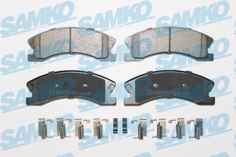 Комплект гальмівних накладок, дискове гальмо SAMKO 5SP1365