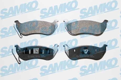 Комплект гальмівних накладок, дискове гальмо SAMKO 5SP1366