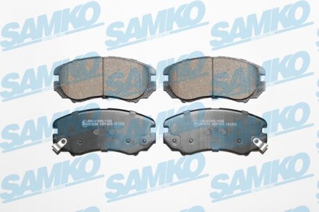 Колодки гальмівні передні KIA Magentis, Soul, Sportage 1.6-2.7 06.00-> (LPR-) SAMKO 5SP1369