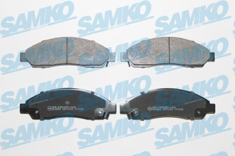 Комплект гальмівних накладок, дискове гальмо SAMKO 5SP1372