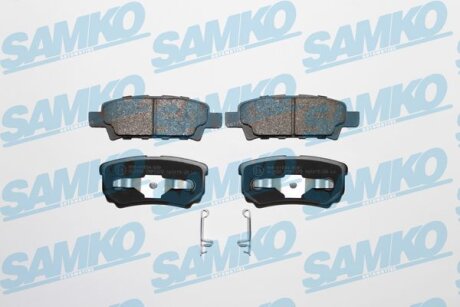Колодки гальмівні зад. Mitsubishi Lancer IX, Outlenter I-II/JEEP COMPASS,PATRIOT 2006-> (LPR-) SAMKO 5SP1373