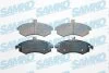 Комплект гальмівних накладок, дискове гальмо SAMKO 5SP1374 (фото 1)