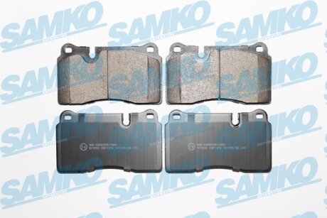 Колодки гальмівні передні Audi TT 09-14/VW Touareg 02-> (сист BREMBO) (LPR-) SAMKO 5SP1376
