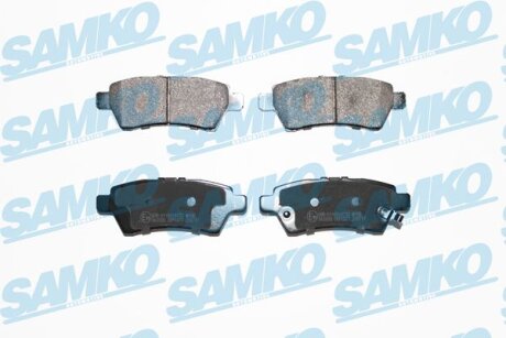 Комплект гальмівних накладок, дискове гальмо SAMKO 5SP1377