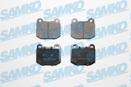Комплект гальмівних накладок, дискове гальмо SAMKO 5SP137