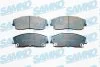 Комплект гальмівних накладок, дискове гальмо SAMKO 5SP1399 (фото 1)