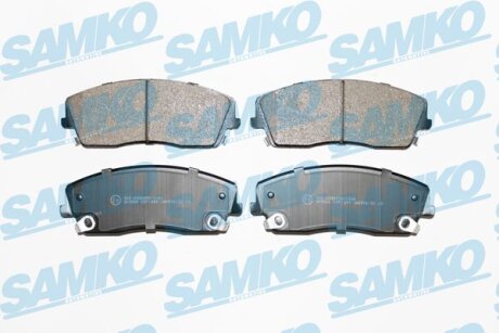 Комплект гальмівних накладок, дискове гальмо SAMKO 5SP1399