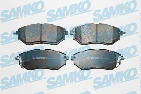 Колодки гальмівні передні Subaru Legacy 07-, Outback 09-, Forester 12->, Tribeca (LPR-) SAMKO 5SP1402