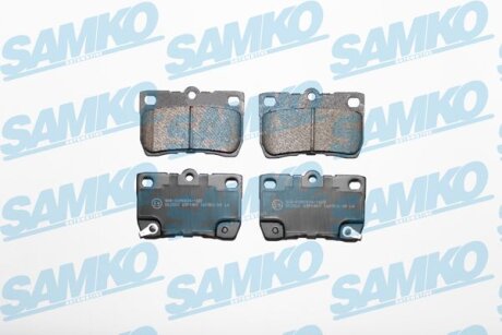 Комплект гальмівних накладок, дискове гальмо SAMKO 5SP1407