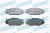 Комплект гальмівних накладок, дискове гальмо SAMKO 5SP1412 (фото 1)