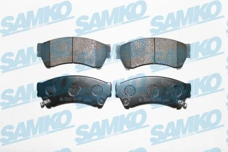 Колодки дискові передні Ford USA Fusion (06->), Mazda 6 (02-13) (LPR-) SAMKO 5SP1413