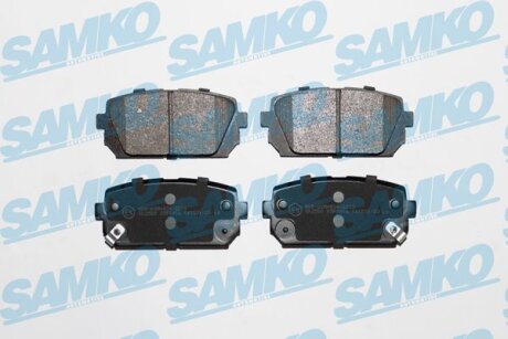 Комплект гальмівних накладок, дискове гальмо SAMKO 5SP1416