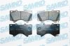 Колодки гальмівні передні Toyota Land Cruiser 200, Sequoia 00-, Tundra 07-, Lexus LX 07- (LPR-) SAMKO 5SP1418 (фото 1)
