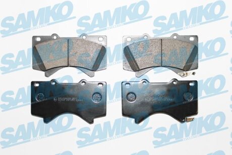 Колодки гальмівні передні Toyota Land Cruiser 200, Sequoia 00-, Tundra 07-, Lexus LX 07- (LPR-) SAMKO 5SP1418