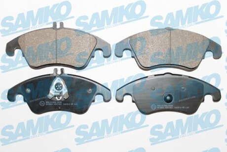 Комплект гальмівних накладок, дискове гальмо SAMKO 5SP1421