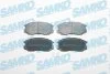 Комплект гальмівних накладок, дискове гальмо SAMKO 5SP1427 (фото 1)