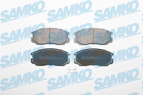 Комплект гальмівних накладок, дискове гальмо SAMKO 5SP1427