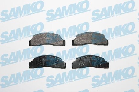 Комплект гальмівних накладок, дискове гальмо SAMKO 5SP142