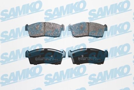 Комплект гальмівних накладок, дискове гальмо SAMKO 5SP1442