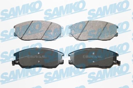 Комплект гальмівних накладок, дискове гальмо SAMKO 5SP1448