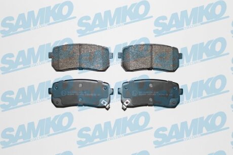 Комплект гальмівних накладок, дискове гальмо SAMKO 5SP1450