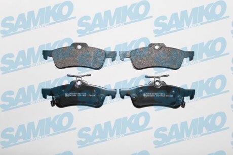 Комплект гальмівних накладок, дискове гальмо SAMKO 5SP1458