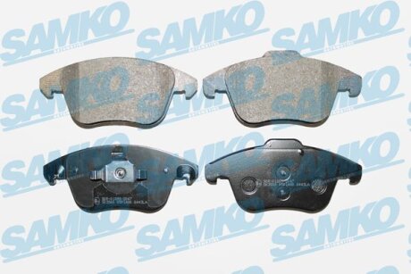 Комплект гальмівних накладок, дискове гальмо SAMKO 5SP1480