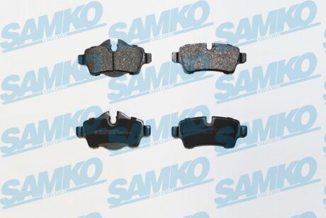 Комплект гальмівних накладок, дискове гальмо SAMKO 5SP1481