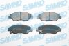 Комплект гальмівних накладок, дискове гальмо SAMKO 5SP1490 (фото 1)