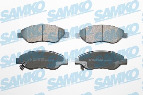 Комплект гальмівних накладок, дискове гальмо SAMKO 5SP1490