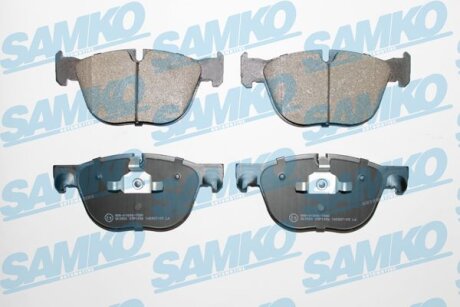 Комплект гальмівних накладок, дискове гальмо SAMKO 5SP1496