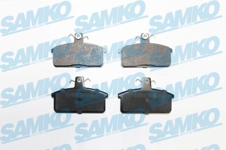 Комплект гальмівних накладок, дискове гальмо SAMKO 5SP1498