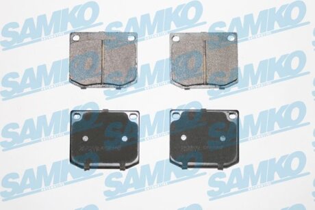 Комплект гальмівних накладок, дискове гальмо SAMKO 5SP150