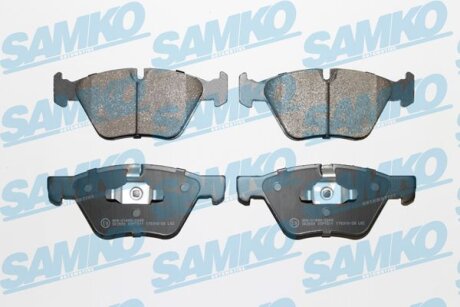 Комплект гальмівних накладок, дискове гальмо SAMKO 5SP1511