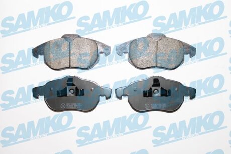 Комплект гальмівних накладок, дискове гальмо SAMKO 5SP1524