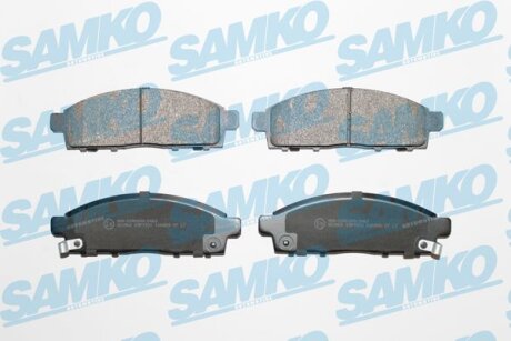 Комплект гальмівних накладок, дискове гальмо SAMKO 5SP1533