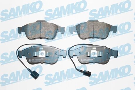 Комплект гальмівних накладок, дискове гальмо SAMKO 5SP1535