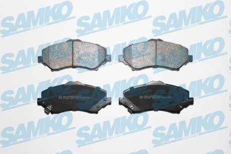 Комплект гальмівних накладок, дискове гальмо SAMKO 5SP1549