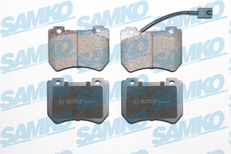 Комплект гальмівних накладок, дискове гальмо SAMKO 5SP1552