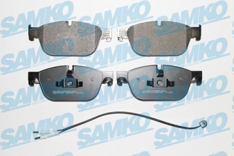 Комплект гальмівних накладок, дискове гальмо SAMKO 5SP1561A
