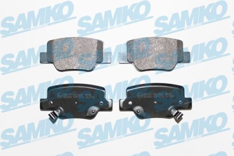 Комплект гальмівних накладок, дискове гальмо SAMKO 5SP1576