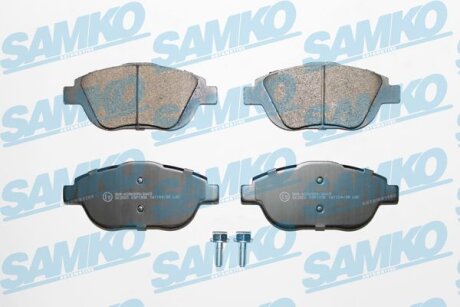 Колодки гальмівні передні Citroen С3, DS3, C4 Cactus, Peugeot 2008 09-> (LPR-) SAMKO 5SP1590